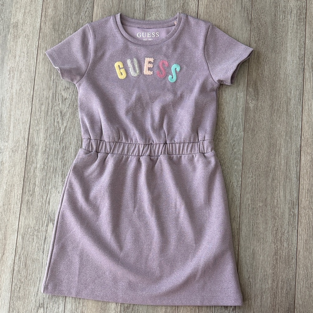 Guess Lavender Logo Dress